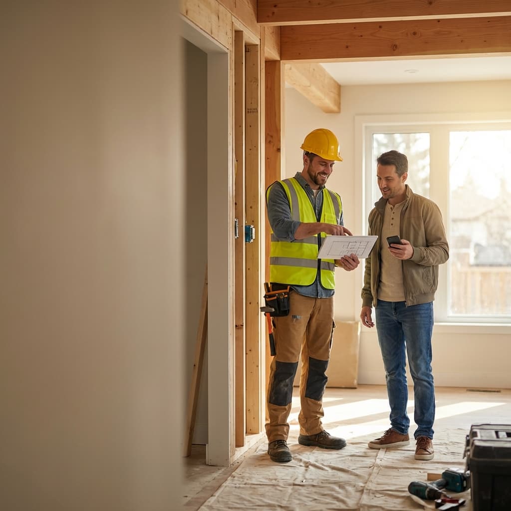 Prestataire souriant